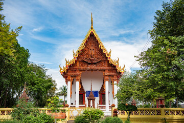Fototapeta premium THAILAND TRAT NAM CHIAO VILLAGE WAT TEMPLE