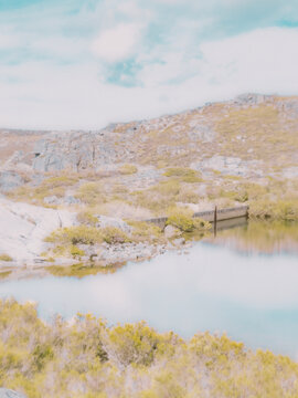 lake in the mountains