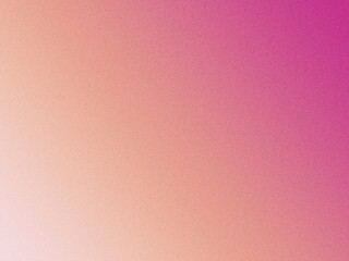 Fototapeta premium Pfirsichrosa Grain Gradient Hintergrund mit pinkem Farbverlauf und feiner Körnung