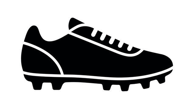 black soccer shoes