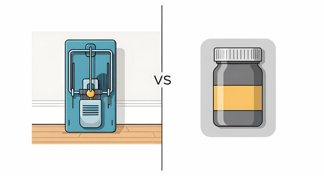Mousetrap versus medicine jar comparison