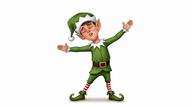 Festive Elf Antics - A Christmas Character Animation.