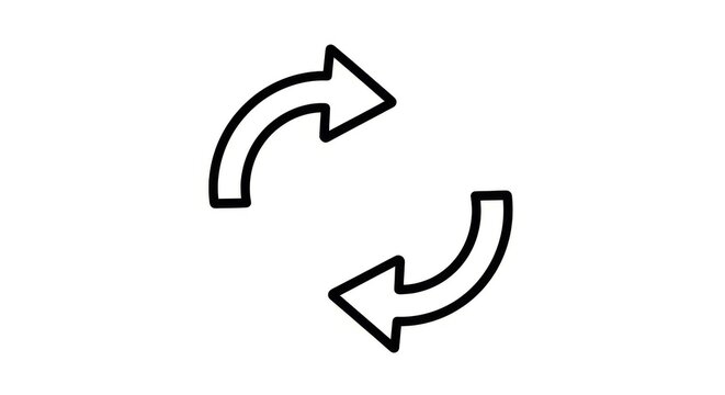 swap, exchange, arrow icons, circular swap symbol
