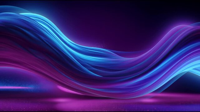 Luminous Digital Wave Spectrum