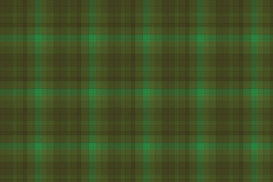 Seamless green and brown plaid tartan pattern fabric texture with checkered background wallpaper geometric seamless material scottish backdrop creative