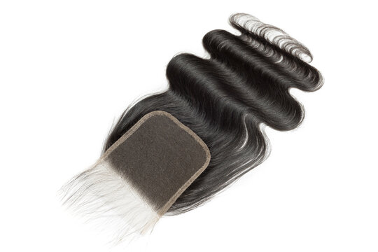 body wavy black human hair weaves extensions lace closure	
