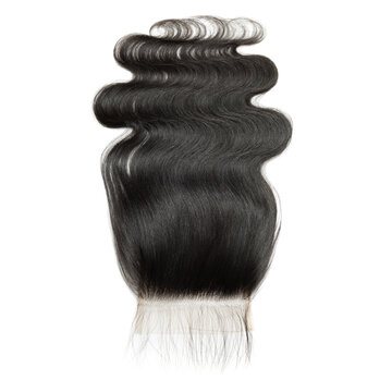 body wavy black human hair weaves extensions lace closure	
