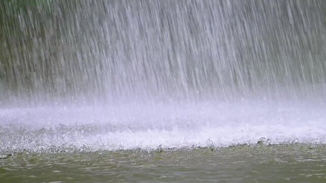 slow motion video of pouring water