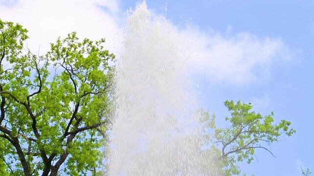 slow motion video of pouring water