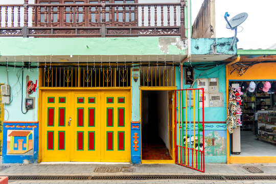 Guatape town in Colombia, South America