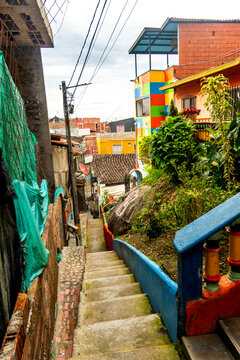 Guatape town in Colombia, South America
