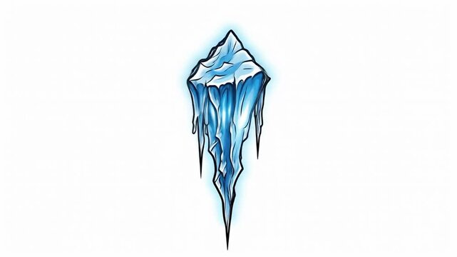 Frozen Fantasy - A Collection of Ice Crystal Illustrations.