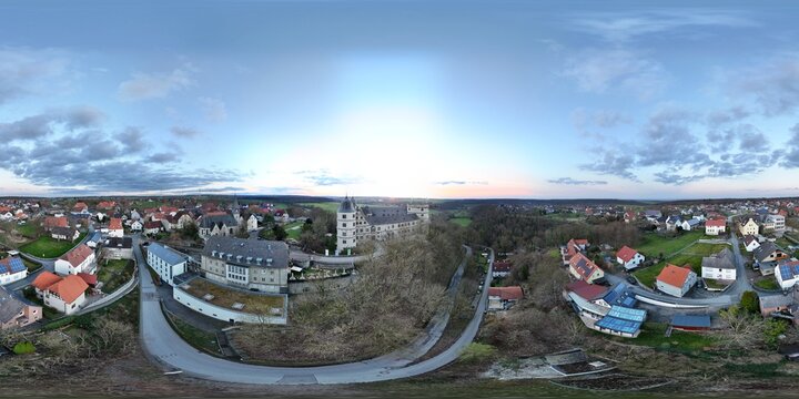 Village Panorama Around Wewelsburg Castle