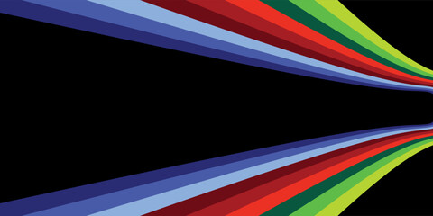 2026 Football " Soccer" World cup with color Flags of the Co-Host Flags of USA "America", Canada, and Mexico. banners with red green blue shapes for world cup 2026 background © Musdalifah