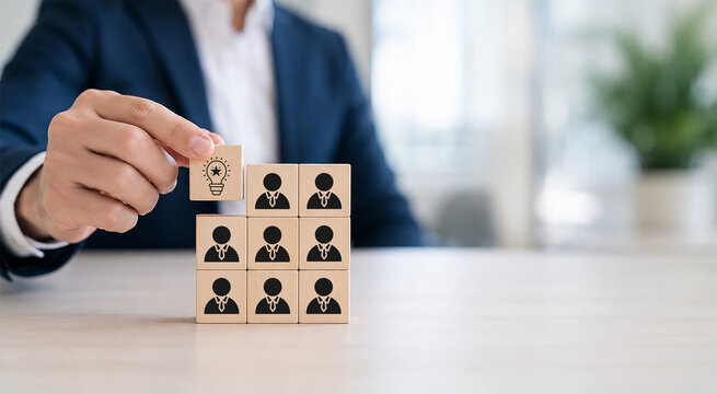 Upskilling employees concept. Advanced skills to enhance performance, increase job satisfaction and prepare for future roles. Skill training programs for AI technologies and digital transformation. 