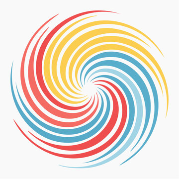 Colorful Swirl Abstract Background
