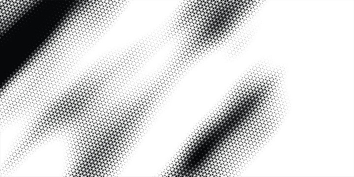Futuristic monochrome geometric matrix texture for technical brochure cover background illustration