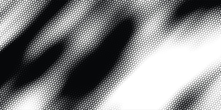 Elegant black and white polygon mosaic background for contemporary art gallery booklet creative illustration