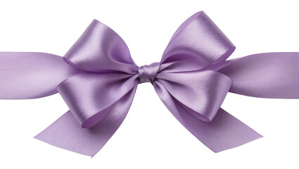 Satin Ribbon Bow Lilac © Ari