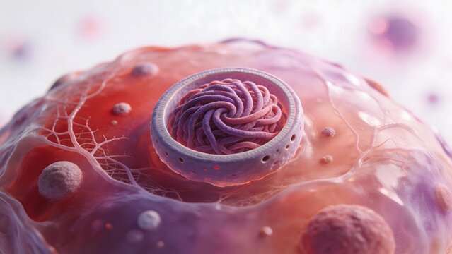Cellular structure with spiral formation