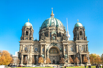 Obraz premium Berlin city center monuments and highlights