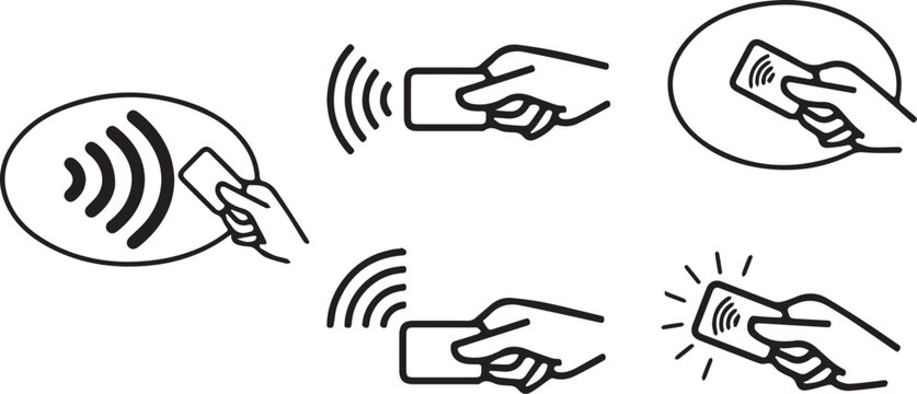 Contactless payment icons