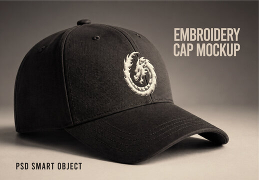 Embroidery Cap Mockup