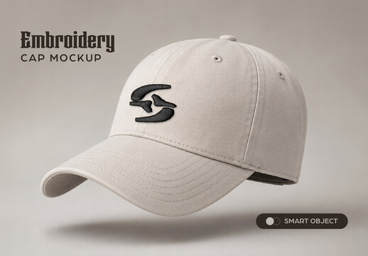 Embroidery Cap Mockup
