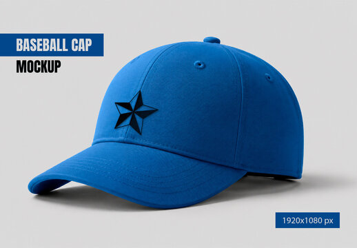 Baseball Cap Mockup