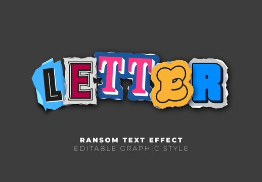 Ransom Text Effect