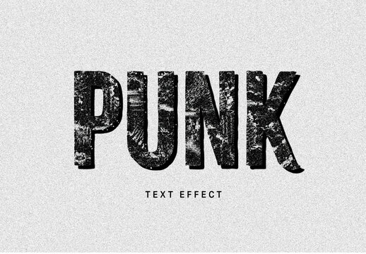 Punk Grunge Text Effect