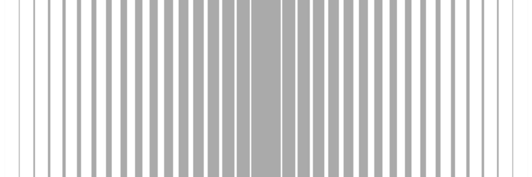 Line halftone gradation texture. Fading horizontal stripe gradient background. Repeating pattern backdrop. Black parallel thin to thick lines backdrop for overlay  print  cover  graphic design. Vector
