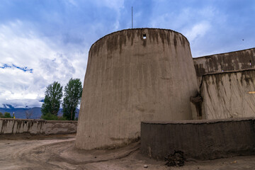 Obraz premium Zorawar Fort in Leh, Ladakh, India. Named after Wazir Zorawar Singh Kahluria, a military general master of mountain warfare , referred as Napolean of India. National museum by Indian armed forces.