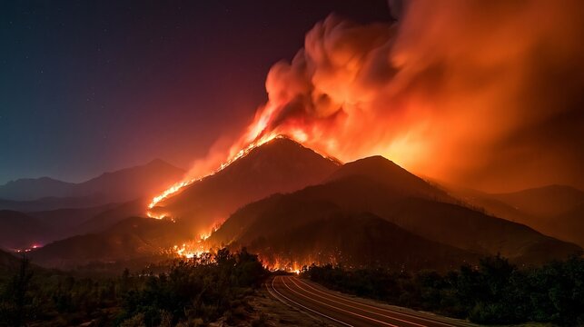 Thomas Fire burned through Los Padres National Forest in California.