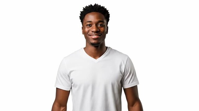 Man expressing surprise with arms raised wide open