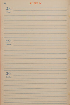 rustic sheet of notebook paper texture background
