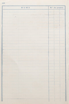 retro blank notebook page paper texture, background