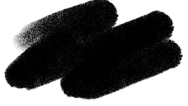 Black stain animated background looped, copyspace for text, 4K video, stop motion, transition, hand drawn, intro