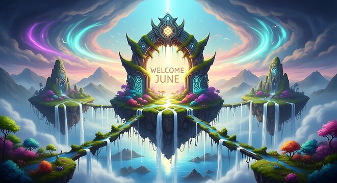 Mystical summer solstice celebration with fireworks and ancient stone circle.