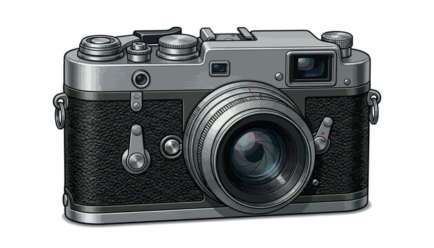 Vintage Black Film Camera.