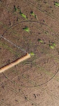 Agriculture Field At Teofilo Otoni Minas Gerais Brazil. Stunning Countryside Life Landscape Viewed From Above. Nature Dramatic Sky Sky Forest. Nature Landscaping Rural Panoramic.
