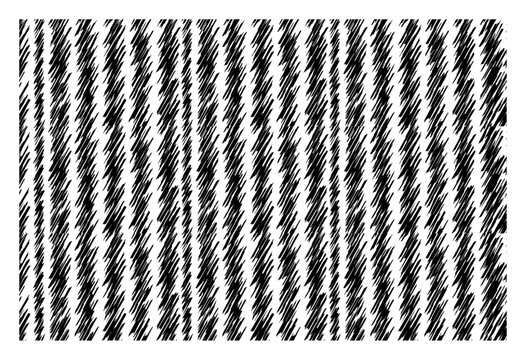 Vertical stripe pattern composed of sketchy diagonal scribble lines