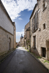 Fototapeta premium Vezelay is a French city located in the Yonne department in the Burgundy-Franche-Comté region.