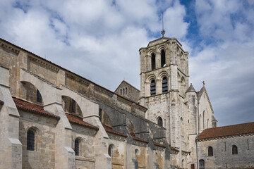Fototapeta premium Vezelay is a French city located in the Yonne department in the Burgundy-Franche-Comté region.
