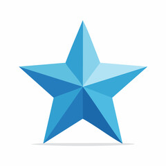 Obraz premium Blue Star Icon