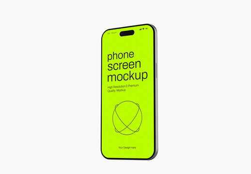 Smartphone Screen Mockup