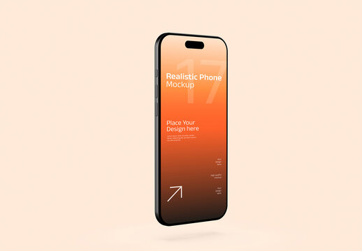 Realistic Smartphone Mockup