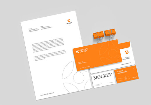 Letterhead Stationery Mockup Template