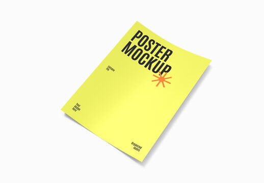 Editable Poster Mockup Template