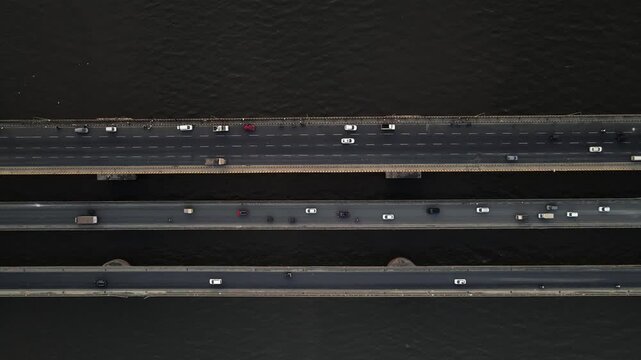 A stunning aerial view of the Vasai Creek Bridge in Mumbai, India, captures the seamless connection between the city and its northern suburbs. Surrounded by vast water bodies and coastal landscapes.